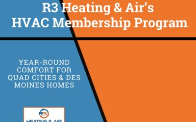 R3 Heating & Air’s HVAC Membership: Year-Round Comfort for Quad Cities & Des Moines Homes